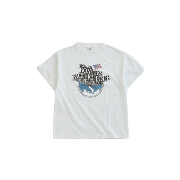 BOATIES TOUR TEE - 01 WHITE (26MMSCU08) Shinzone(シ...