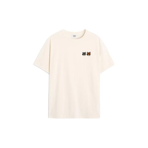 DOUBLE FOX HEAD COMFORT TEE- SHIRT - LATTE (OM011C...