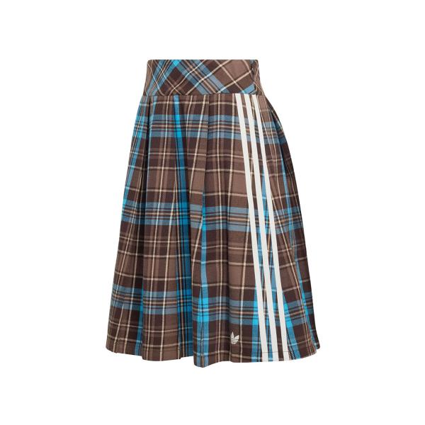 PLEATED CHECK SKIRT - MULTI COLOR (RC2605OW007) ad...