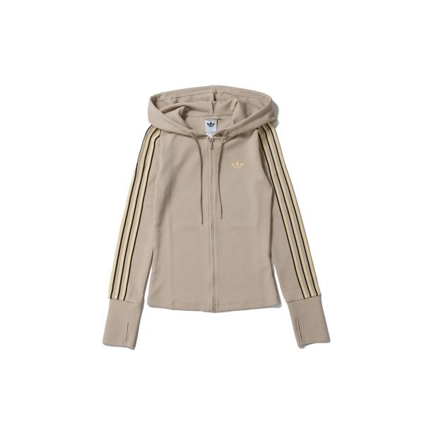 HOODED TREFOIL ZIP TOP - STONE KHAKI (RC2605OW011)...