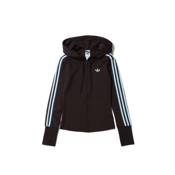 HOODED TREFOIL ZIP TOP - AURORA COFFEE (RC2605OW01...