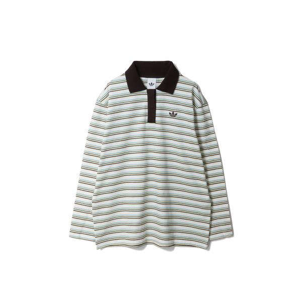 VINTAGE STRIPED OVZD POLO LS - OFF WHITE (RC2605OW...