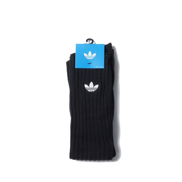 SLOUCHY CREW SOCK 1 PAIR PACK - BLACK (DD810) adid...
