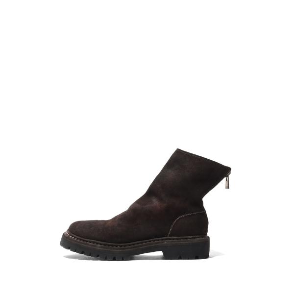 BACK ZIP BOOT, REVERSE - CV60T（BROWN） (796V) GUIDI...