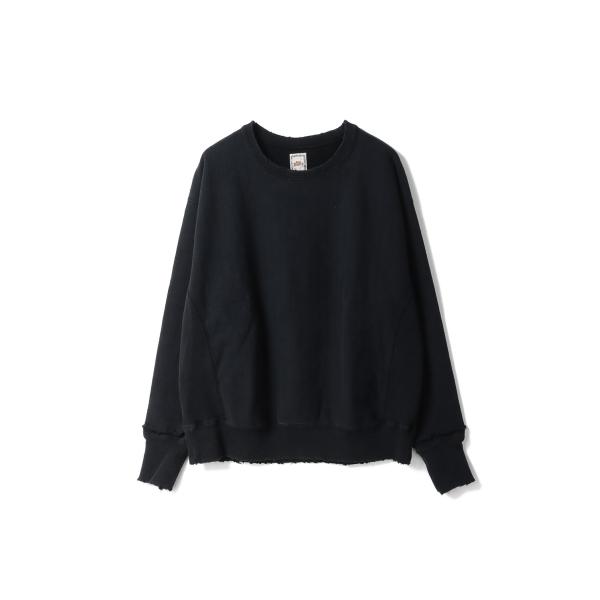 Dear Boro Sashiko Crew Neck Sweatshirts - BLACK (7...