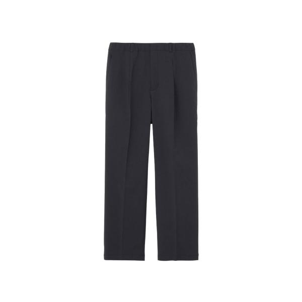 One Tuck Straight Pants - EBONY GRAY (GL75180) Gol...