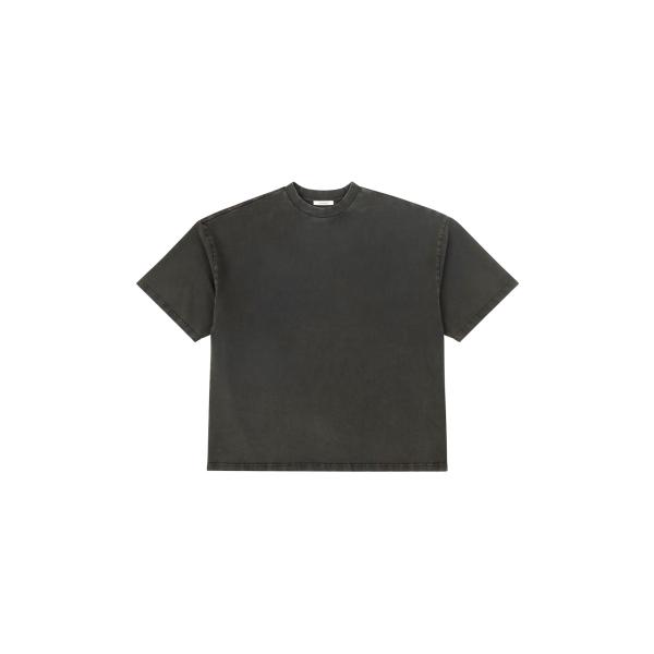 HEAVY BOXY TEE / WASHED BLACK (ESSS26TT01012) Enti...