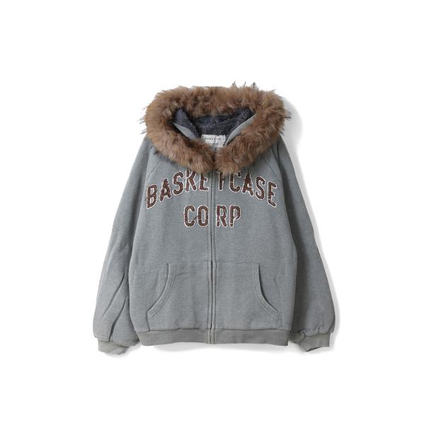 BC CORP, lined zip up / GREY Basketcase(バスケットケース)