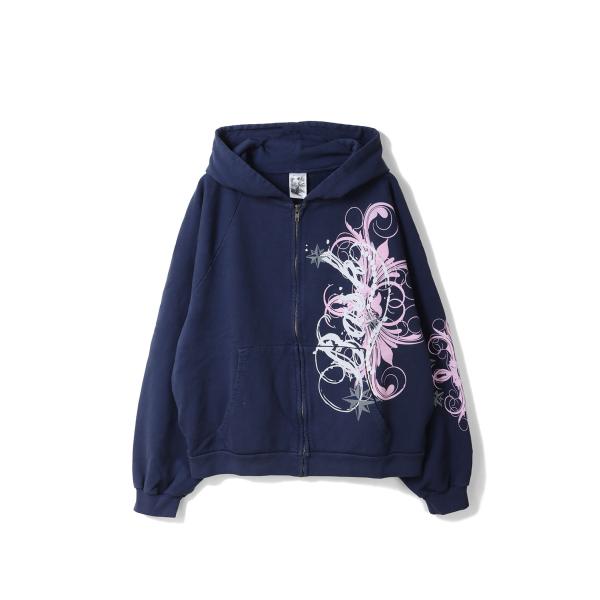 LEXI, zip up / NAVY BLUE Basketcase(バスケットケース)