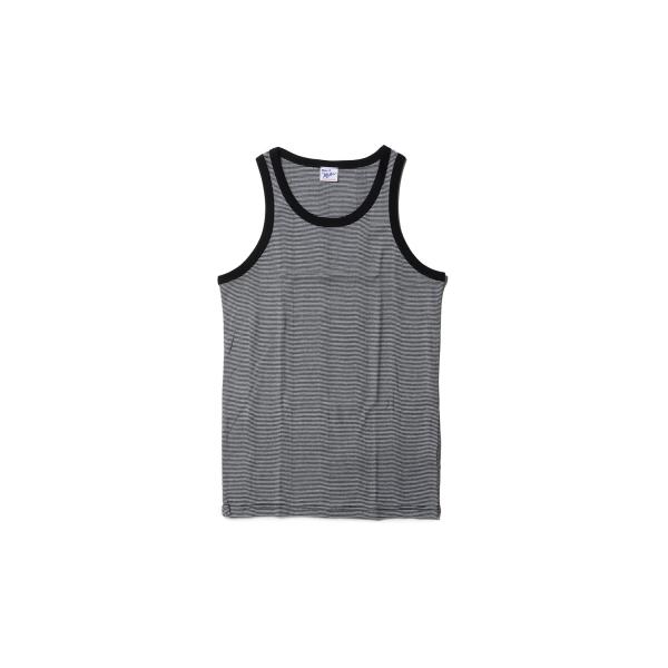 Panel Ribbed Tanktop - BLACK-W3 (110C) Miller(ミラー)
