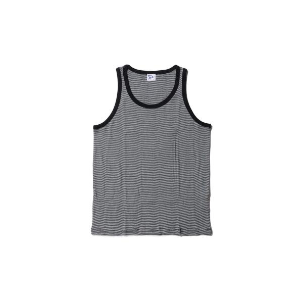 Panel Ribbed Tanktop - BLACK-W3 (140C) Miller(ミラー)