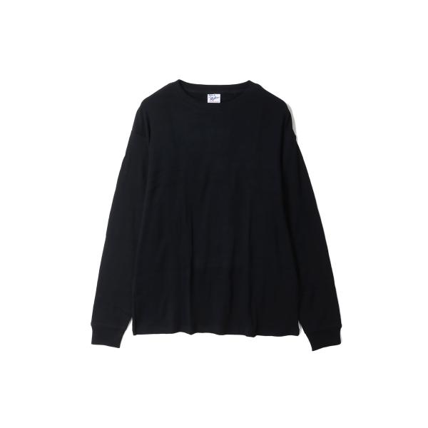 Panel Ribbed L/S Tee - BLACK (142C) Miller(ミラー)