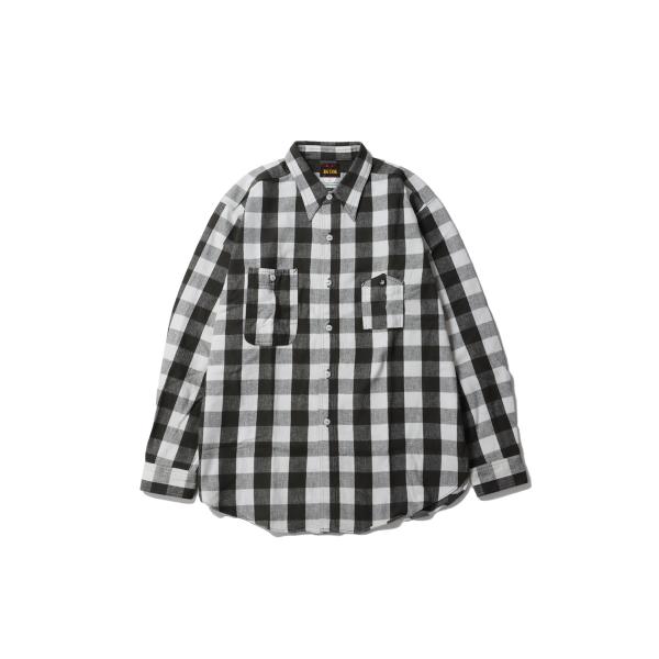 Y1945 FLANNEL SHIRT BROCK CHECK - WHITE (602-261-0...