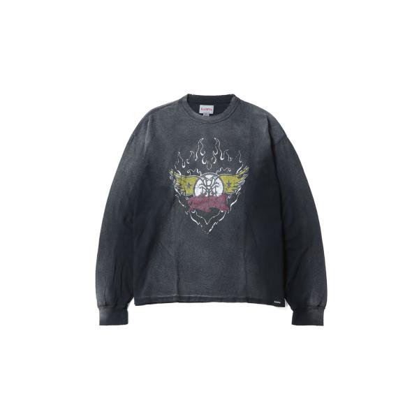 FLAME AERO-KMY L/S Tee - BLACK (G16LT084) KAMIYA(カ...
