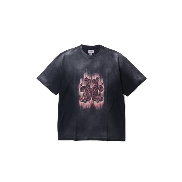 CRAYON FLAME KMY Tee - BLACK (G16TS085) KAMIYA(カミヤ...