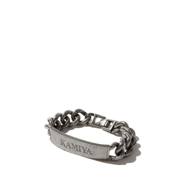 KAMIYA ID Bracelet - BLACK (G12AC071) KAMIYA(カミヤ)