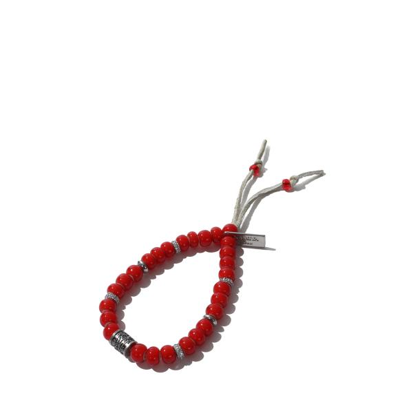 【P10倍】【SALE】KMY Glass Beaded Bracelet - RED (G16AC...