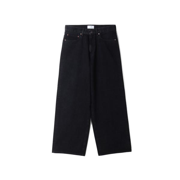 WIDE FIT DENIM PANT- BLACK (P003) CEIVE(シーヴ)