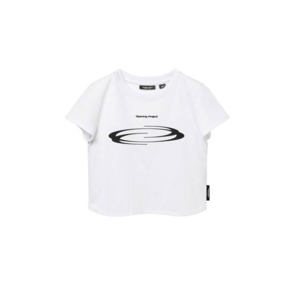 W Cropped Symbol T Shirt - WHITE (FWSMCTA318MWHA) ...
