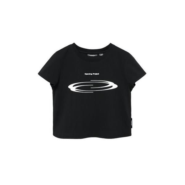 W Cropped Symbol T Shirt - BLACK (FWSMCTA319MBKA) ...