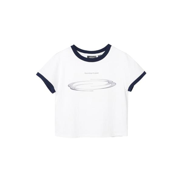 W Identity Ringer T Shirt - WHITE (FWSWCTA304MWHA)...