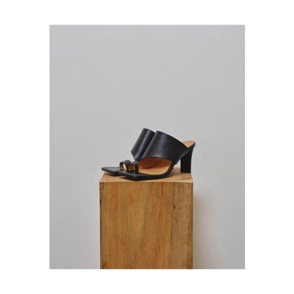 Square Leather Sandals -BLACK(12611021) Todayful(ト...