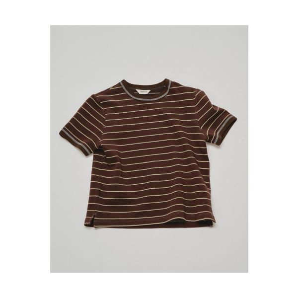 Border Ringer Tee -CHOCOLATE (12610619) Todayful(ト...