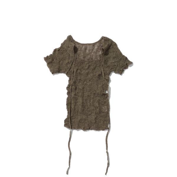 2way Sheer Knittops -OLIVE (12610524) Todayful(トゥデ...