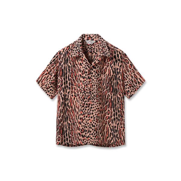 HIGH DENSITY RAYON S/S SHIRT / PINK (SH39708) STAR...