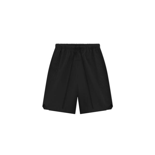 ACTIVE TRACE RELAXED SHORT W/ SLIT - VINTAGE BLACK...