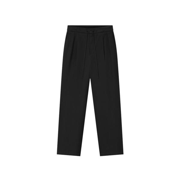 PLEAT FRONT PANT - VINTAGE BLACK (130SP268521F) ES...