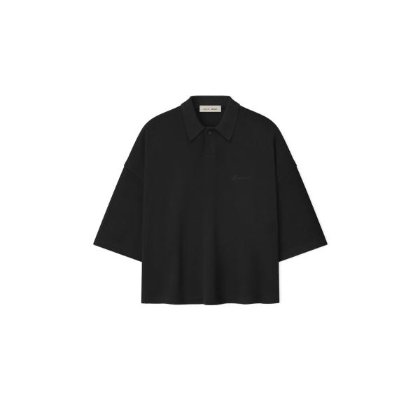 SIGNATURE 90'S CROPPED POLO - VINTAGE BLACK (125SP...