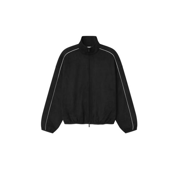 Suede Fleece Signature Modern Track Jacket - VINTA...