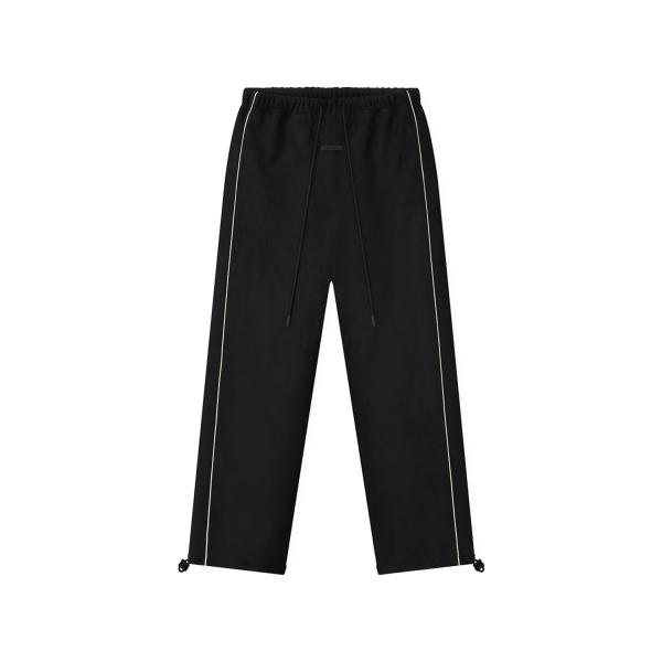 Suede Fleece Signature Relaxed Pant - VINTAGE BLAC...