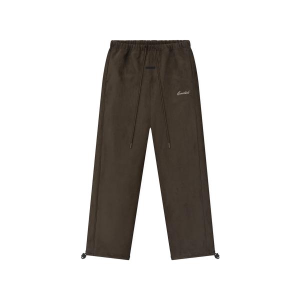Suede Fleece Signature Relaxed Pant - BROWN (130SP...