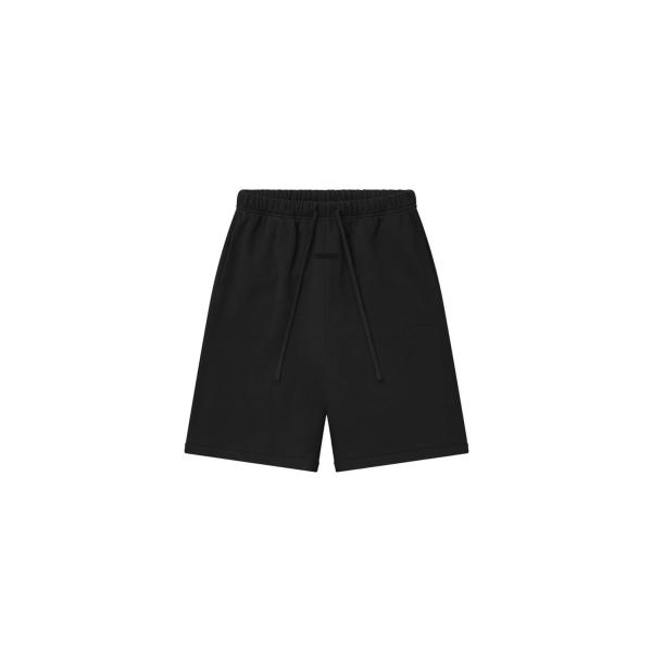 Suede Fleece Signature Relaxed Sweatshort W/ Pipin...