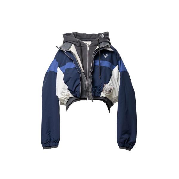 TRIPLE LAYERD NYLON PARKA - NAVY (B16PK561) MIHARA...