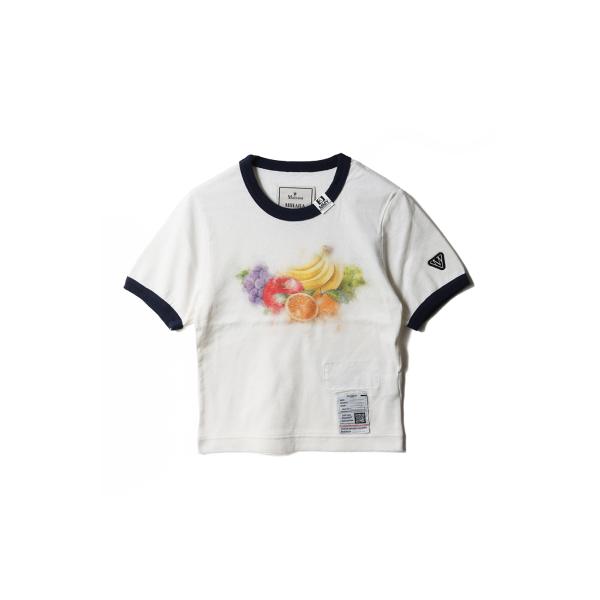 FRUIT PRINTED MINI TEE - WHITE (K16TS792) MIHARA Y...