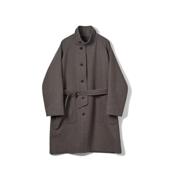 Stand Collar Coat - MOSS (KS26FCO05) Kaptain Sunsh...