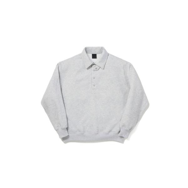TECH SWEAT SNAP PULLOVER - HEATHER GRAY (BE-53026W...