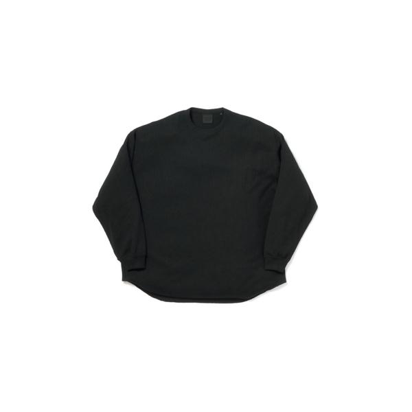 [ 9.26（土）発売 ] TECH THERMAL CREW L/S - BLACK (BE-34...