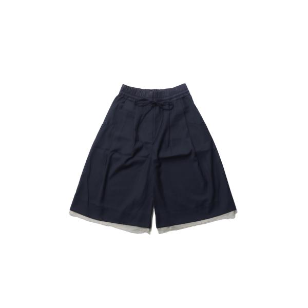 Hightwist Half Pants - NAVY (62620715) anuke(アンヌーク...