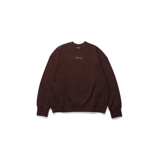 Embroidery Over Sweat - BROWN (62620609) anuke(アンヌ...