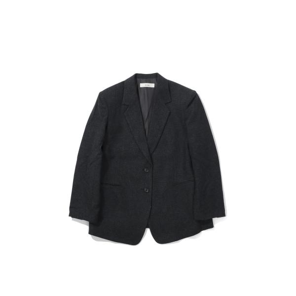 Herringbone Wool Jacket - CHARCOAL GRAY (62620104)...