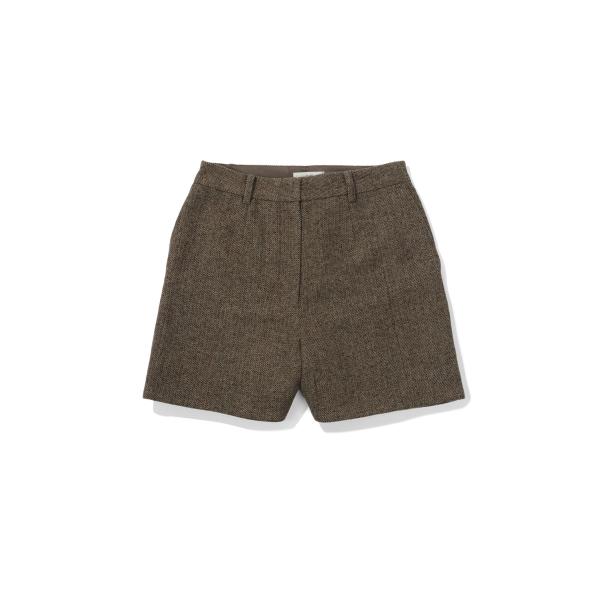Herringbone Short Pants - BEIGE (62620718) anuke(ア...