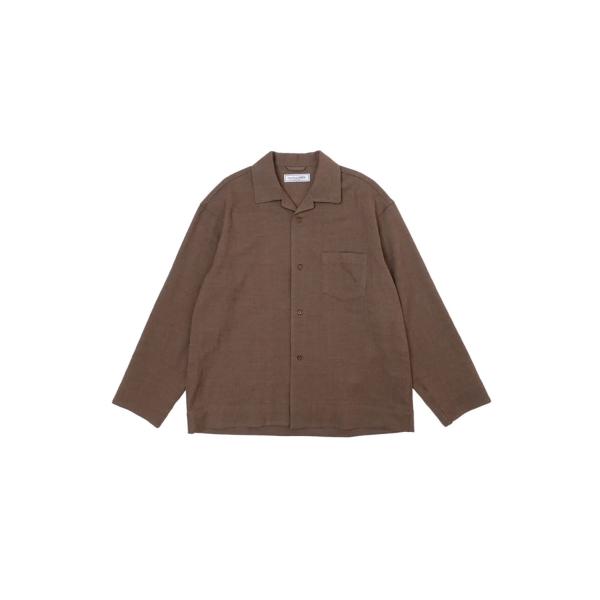 WOOL PAJAMA SHIRTS - BROWN (263-60302) Universal P...