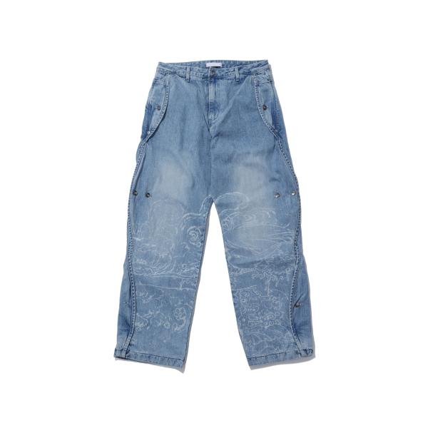 SAN SAN X YUMINHA PANTS - BLUE (SG26FWBTPA501) SAN...