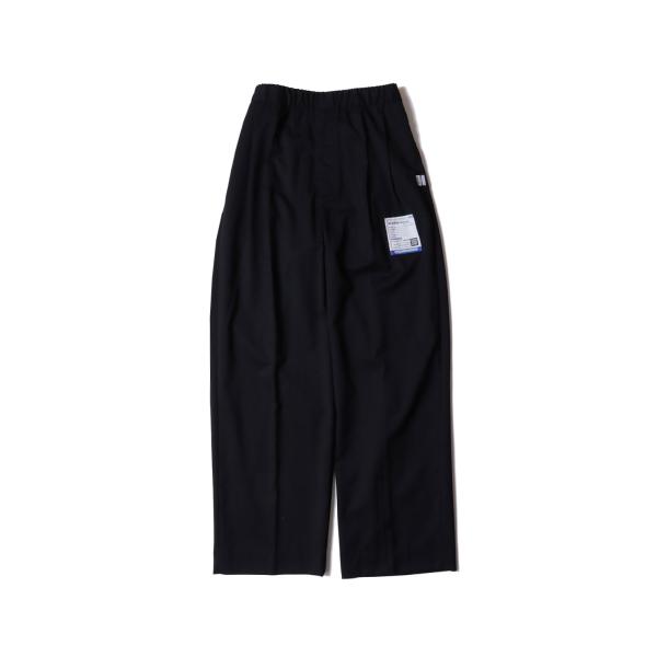 【in・stru(men-tal).】WASHABLE WOOL TWILL PANTS - BLA...