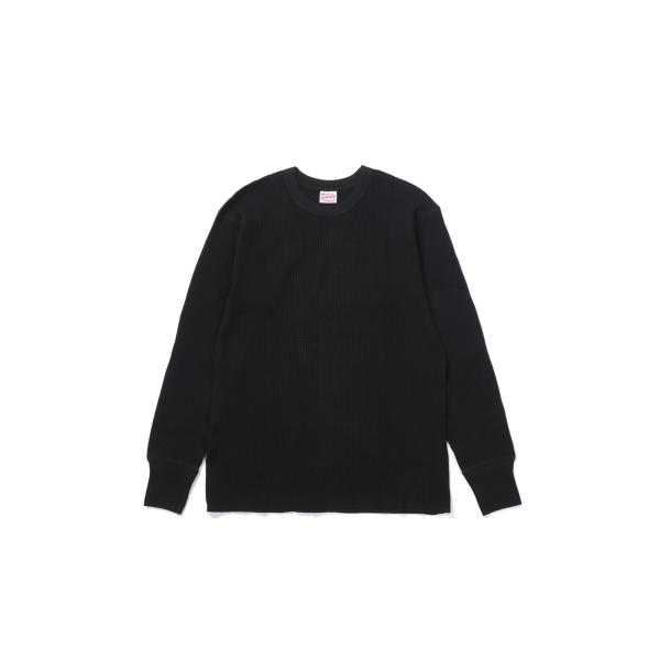Thermal King Waffle Crewneck L/S - Black (#52017) ...