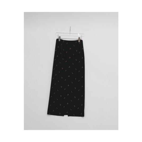 【予約会開催中】Petit Flower Velour Skirt - BLACK (1262080...